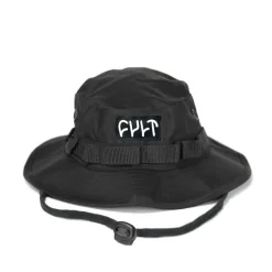 Adjustable Boonie Cap / black<CULT CREW Discount