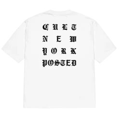 Cult x Silent "Posted" Heavyweight Tee / white<CULT CREW Hot