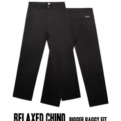 Relaxed Chino Pants / black<CULT CREW Hot