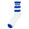 Stripe Logo Socks / blue<CULT CREW