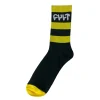 Stripe Logo Socks / yellow<CULT CREW Discount